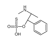 (1R,2S)-1-hydroxysulfonothioyloxy-N-methyl-1-phenylpropan-2-amine Structure