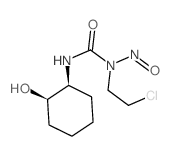 Urea, N-(2-chloroethyl)-N-(2-hydroxycyclohexyl)-N-nitroso-, cis- (9CI) Structure