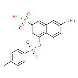 7-amino-4-[[(p-tolyl)sulphonyl]oxy]naphthalene-2-sulphonic acid picture