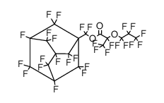 difluoro(perfluoroadamantan-1-yl)methyl 2,3,3,3-tetrafluoro-2-(perfluoropropoxy)propanoate结构式