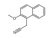 (2-methoxy-naphth-1-yl)acetonitrile结构式