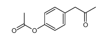 [4-(2-oxopropyl)phenyl] acetate结构式