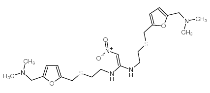 二甲氨基甲基呋喃甲基巯乙基雷尼替丁图片
