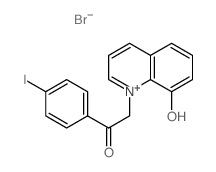 2-(8-hydroxyquinolin-1-yl)-1-(4-iodophenyl)ethanone structure