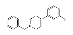 1-BENZYL-4-(3-FLUORO-PHENYL)-1,2,3,6-TETRAHYDRO-PYRIDINE Structure