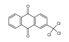 2-trichloromethyl-anthraquinone结构式