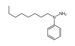 1-octyl-1-phenylhydrazine结构式