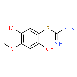 Pseudourea, 2-(2,5-dihydroxy-4-methoxyphenyl)-2-thio- (8CI)结构式