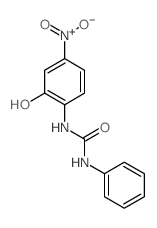 Urea,N-(2-hydroxy-4-nitrophenyl)-N'-phenyl-结构式