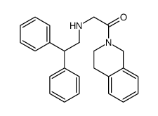 1-(3,4-dihydro-1H-isoquinolin-2-yl)-2-(2,2-diphenylethylamino)ethanone Structure