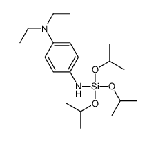 4-N,4-N-diethyl-1-N-tri(propan-2-yloxy)silylbenzene-1,4-diamine Structure