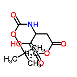 2-((TERT-BUTOXYCARBONYL)AMINO)-4-METHOXY-4-OXOBUTANOIC ACID picture