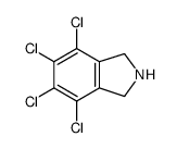 4,5,6,7-tetrachloro-2,3-dihydro-1H-isoindole结构式