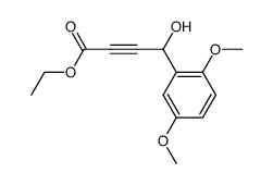 ethyl 4-(2,5-dimethoxyphenyl)-4-hydroxy-2-butynoate结构式