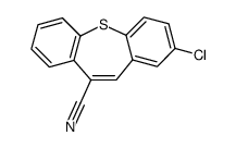 2-chlorodibenzo(b,f)thiepin-10-carbonitrile结构式