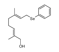 2,6-dimethyl-8-phenylselanylocta-2,6-dien-1-ol Structure