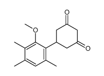 5-(2-methoxy-3,4,6-trimethylphenyl)cyclohexane-1,3-dione Structure