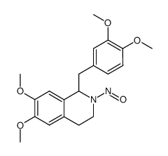 6,7-dimethoxy-1-(3',4'-dimethoxyphenyl)-2-nitroso-1,2,3,4-tetrahydroisoquinoline结构式