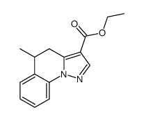 5-Methyl-4,5-dihydro-pyrazolo[1,5-a]quinoline-3-carboxylic acid ethyl ester Structure