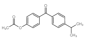 4-ACETOXY-4'-ISOPROPYLBENZOPHENONE结构式