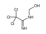 2,2,2-trichloro-N'-(hydroxymethyl)ethanimidamide结构式