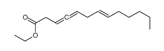 ethyl trideca-3,4,7-trienoate结构式