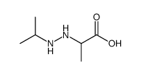 Propionic acid, 2-(2-isopropylhydrazino)- (7CI) Structure