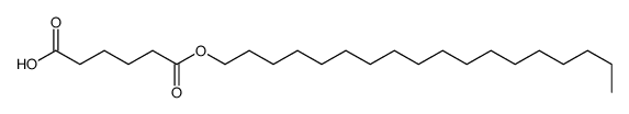 Hexanedioic acid, octadecyl ester结构式