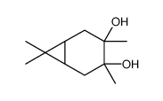 3,4,7,7-tetramethylbicyclo[4.1.0]heptane-3,4-diol结构式