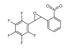 (2R,3R)-2-(2-nitrophenyl)-3-(2,3,4,5,6-pentafluorophenyl)oxirane Structure