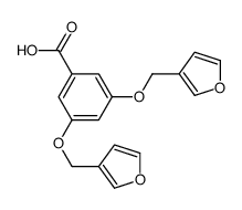 3,5-bis(furan-3-ylmethoxy)benzoic acid结构式