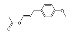 3-(4-methoxyphenyl)prop-1-en-1-yl acetate Structure