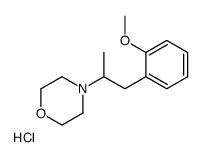 4-[1-(2-methoxyphenyl)propan-2-yl]morpholine,hydrochloride Structure