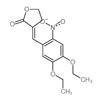 2(3H)-Furanone,3-[(4,5-diethoxy-2-nitrophenyl)methylene]dihydro- structure