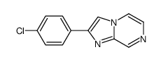 2-(4-Chlorophenyl)imidazo[1,2-a]pyrazine Structure