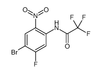 Acetamide, N-(4-bromo-5-fluoro-2-nitrophenyl)-2,2,2-trifluoro结构式