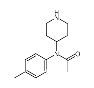 N-piperidin-4-yl-N-p-tolyl-acetamide Structure