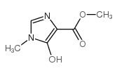 5-羟基-1-甲基-1H-咪唑-4-羧酸甲酯结构式