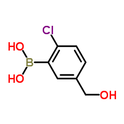 2-Chloro-5-(hydroxymethyl)benzeneboronic acid picture