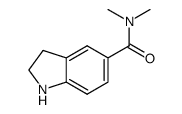 N,N-dimethylindoline-5-carboxamide Structure