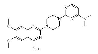 2-[4-(4-Dimethylamino-pyrimidin-2-yl)-piperazin-1-yl]-6,7-dimethoxy-quinazolin-4-ylamine Structure