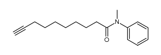 N-methyl-dec-9-ynanilide Structure