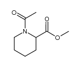 N-acetyl-2-carbomethoxypiperidine Structure