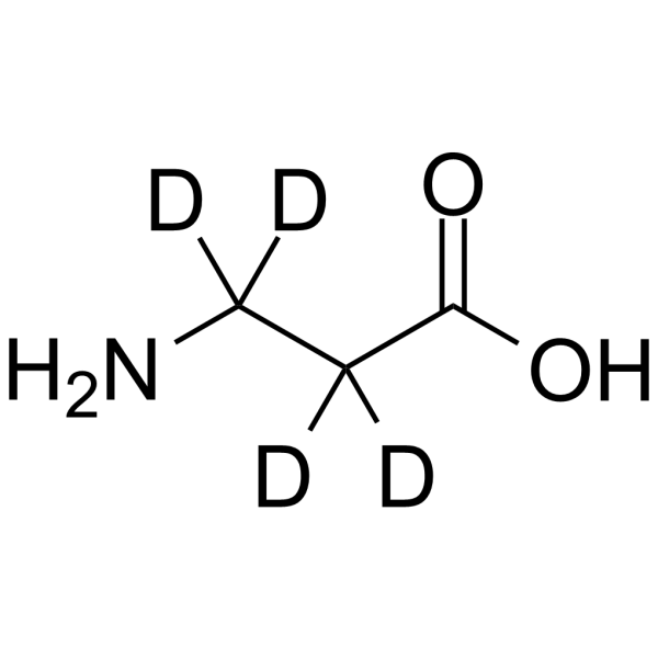 β-(2,2,3,3-2H4)Alanine structure