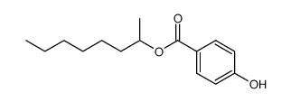 4-hydroxy-1-(1-methylheptyloxycarbonyl)benzene结构式