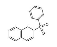 3,4-dihydro-3-(phenylsulfonyl)-naphthalene Structure