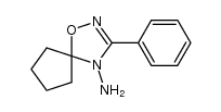 3-phenyl-1-oxa-2,4-diaza-spiro[4.4]non-2-en4-ylamine结构式