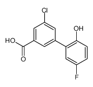 3-chloro-5-(5-fluoro-2-hydroxyphenyl)benzoic acid Structure