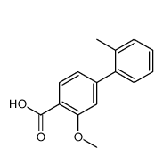 4-(2,3-dimethylphenyl)-2-methoxybenzoic acid Structure