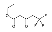 5,5,5-TRIFLUORO-3-OXO-PENTANOIC ACID ETHYL ESTER Structure